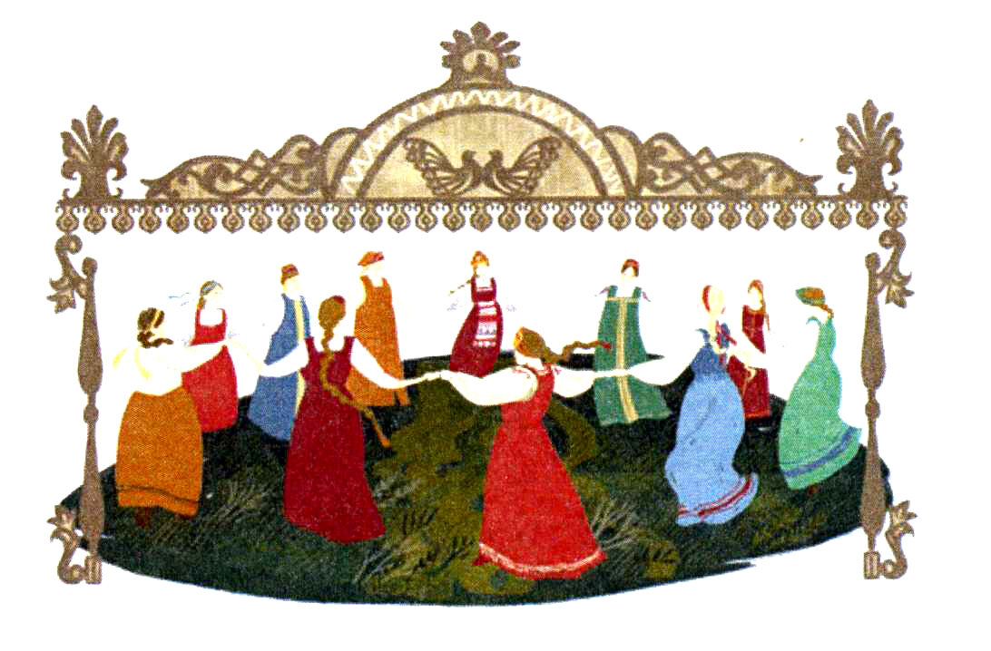 Праздничный хоровод. Художник: Дарья Иванова