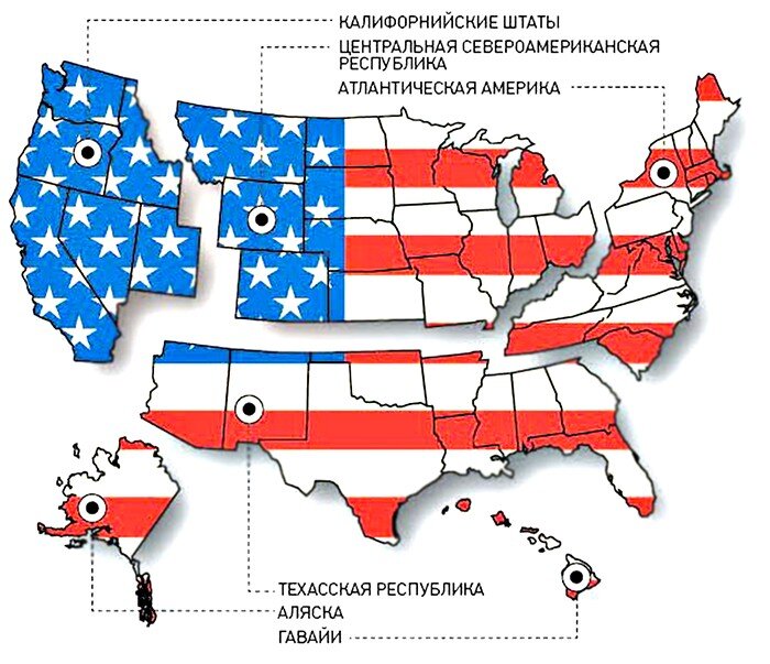 Возможный распад США