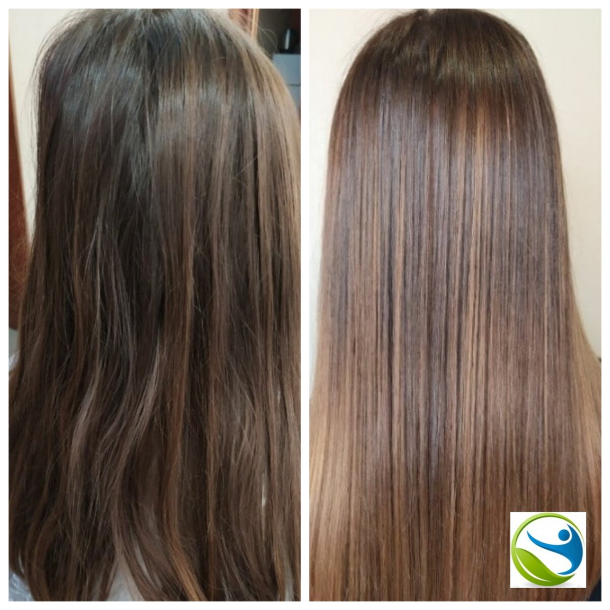 Результаты недельного использования касторового масла: "волосы стали очень гладкими и живыми"(фото моей племянницы).