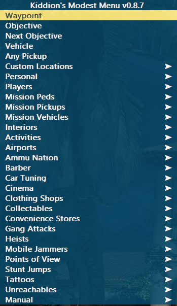 Kiddion scripts. Kiddion Modest menu GTA 5. Kiddions Modest menu последняя версия.