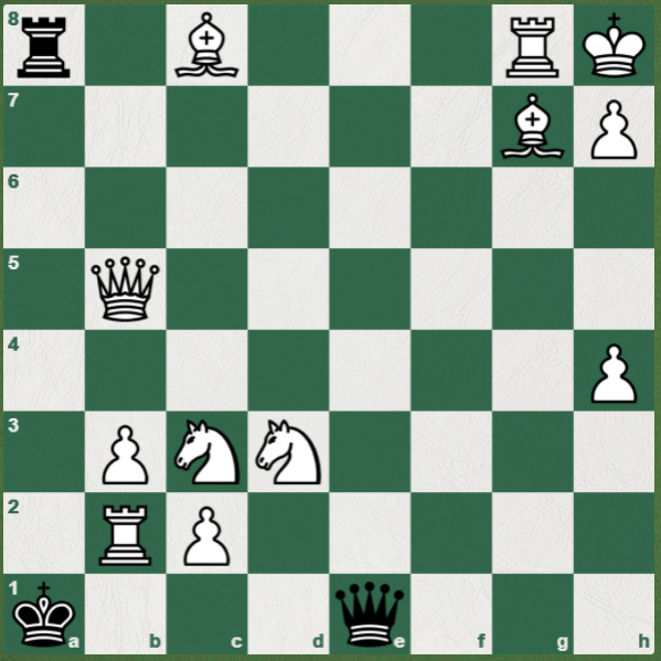 мат в 3 хода, ход белых