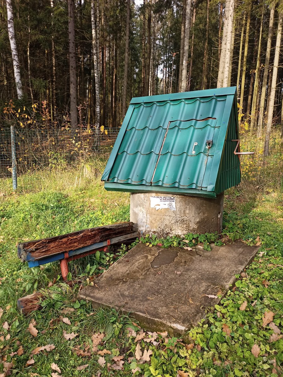 Фотография не того колодца, но похожего, к нашему бывшему колодцу теперь доступа нет