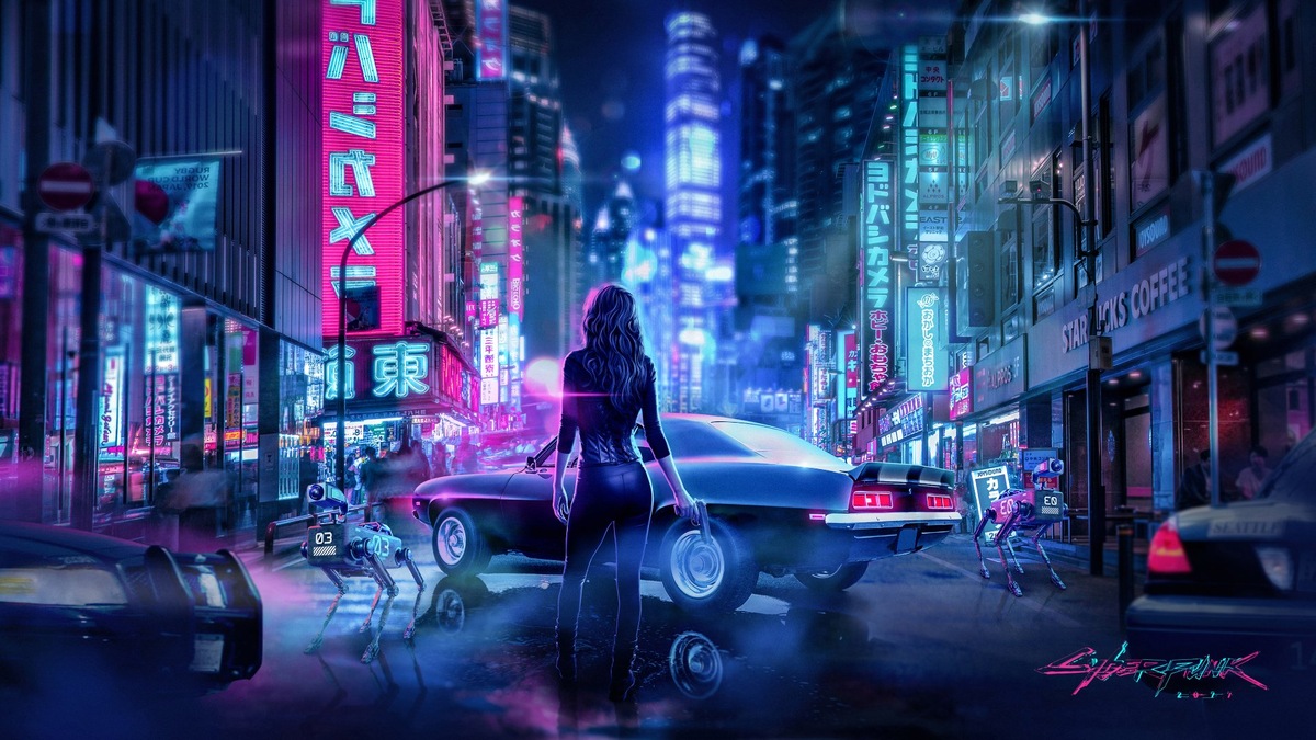 Арт по игре CyberPunk 2077