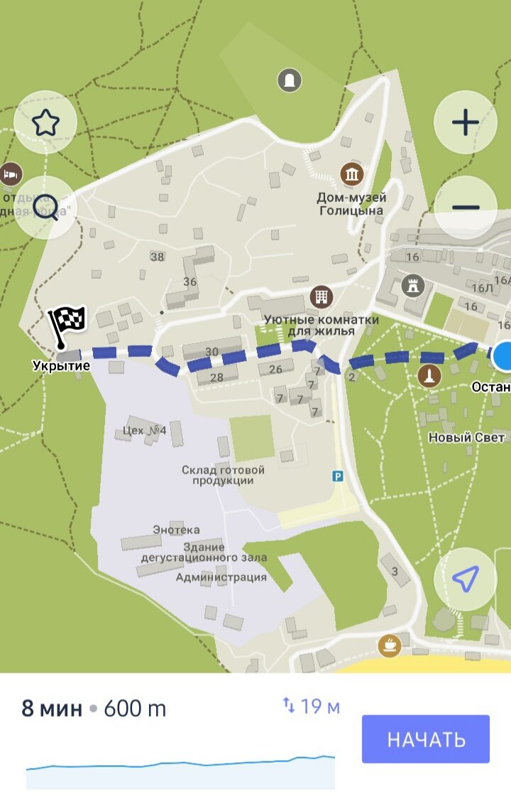 Начало тропы