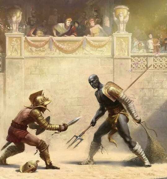 – Все решится на пропитанном кровью песке.