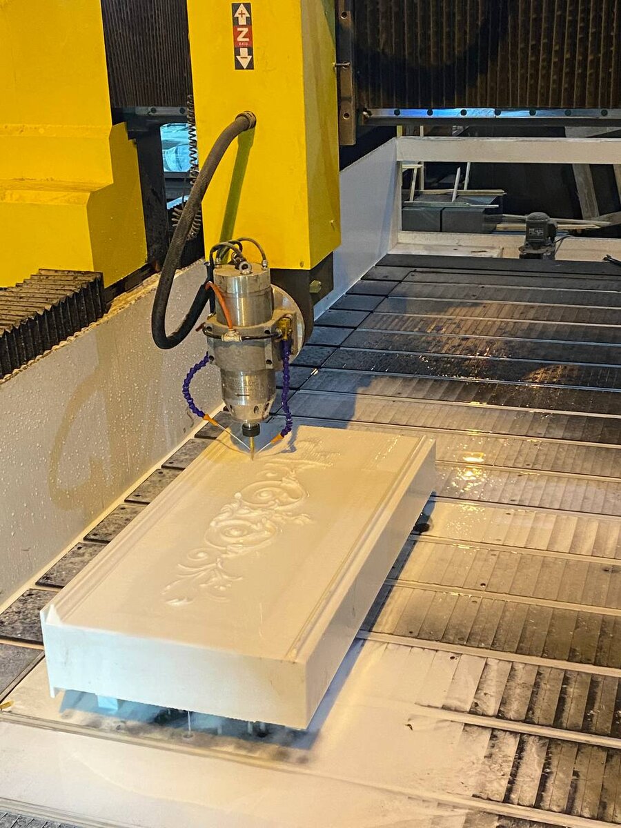 Станок ЧПУ по камню. Производство "Эксклюзивный камень"