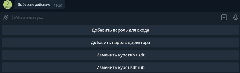 Админ-панель для заказчика