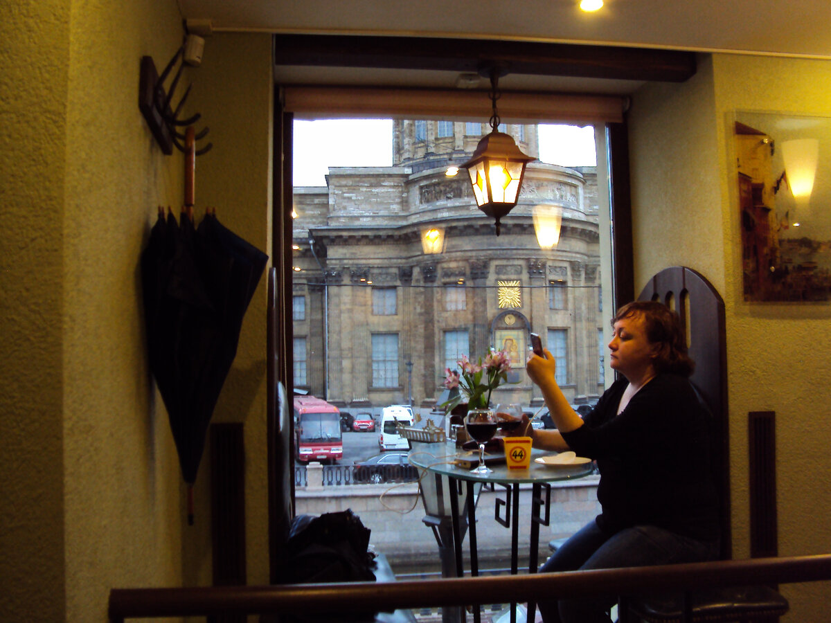 вот так уютно можно тут посидеть