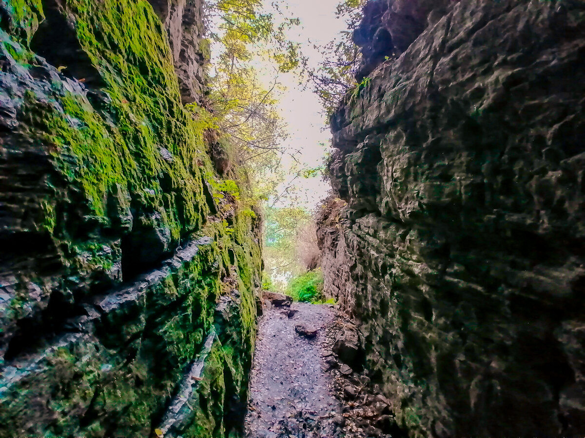 Вид на выход