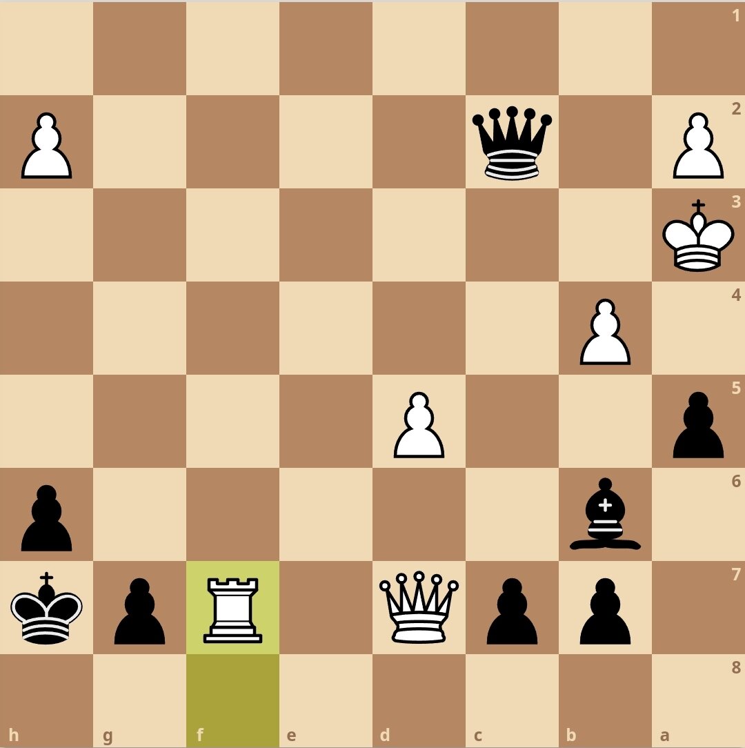 Ход чёрных. Мат в 2 хода