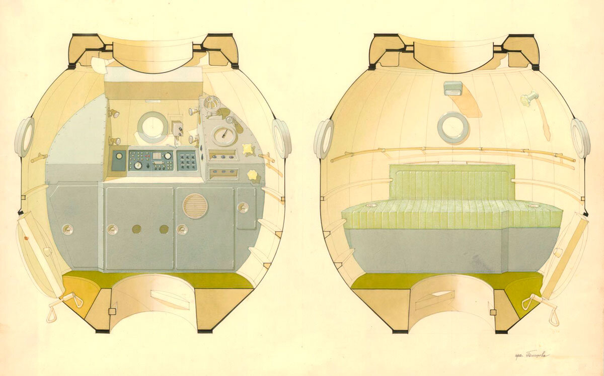 Космические интерьеры: секретный советский архитектор Екатерина Балашова и  ее уникальные работы | 1000Новостроек | Дзен