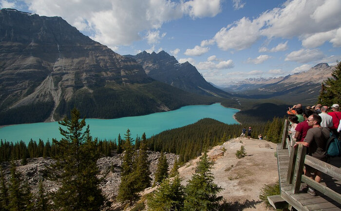 Banff Canada высота гор