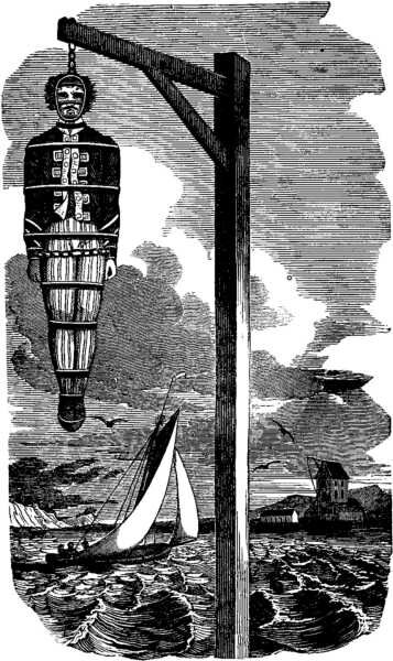 Казнь Уильяма Кидда. Илл. 1837