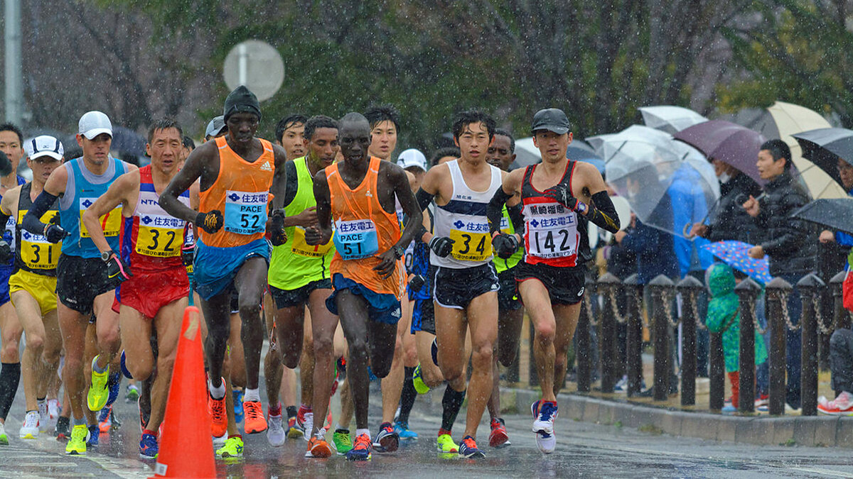 Неблагоприятные погодные условия во время марафона — частое явление. 2015 год. Фото: en.wikipedia.org