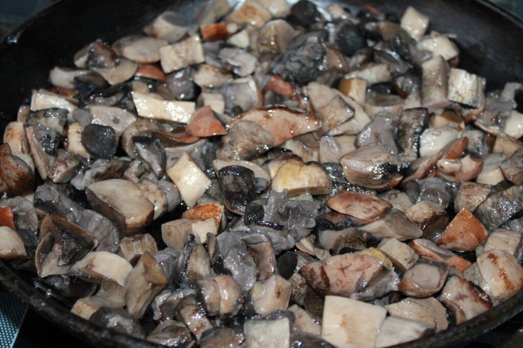 Лесные грибы в сметане – пошаговый рецепт приготовления с фото