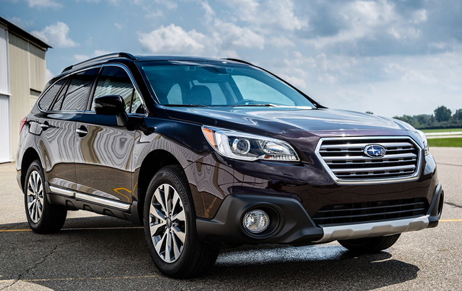 Пятое поколение Subaru Outback после рестайлинга 2017 года