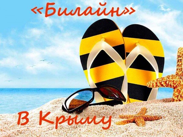   Компания Билайн наказала своих абонентов рублем за поездки в Крым. Как передает РИА "Новый День"  абоненты Билайн получили такие sms-сообщения: 