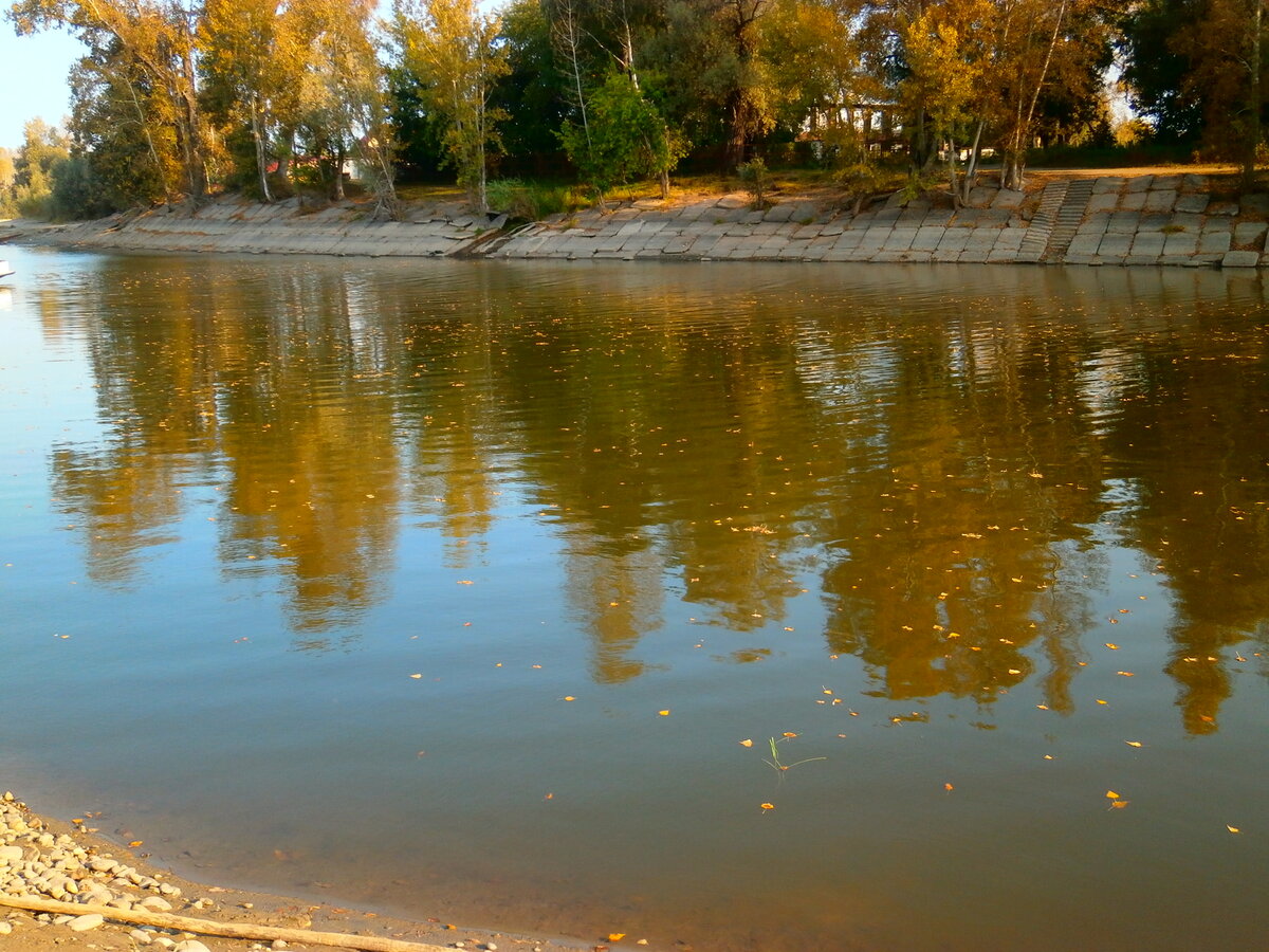                                                      Яма на протоке..