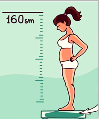 Наиболее часто для определения нормальной массы тела  используется формула Брока: высота человека в сантиметрах  минус 100. Эта формула пригодна для  роста до 165 см.-2