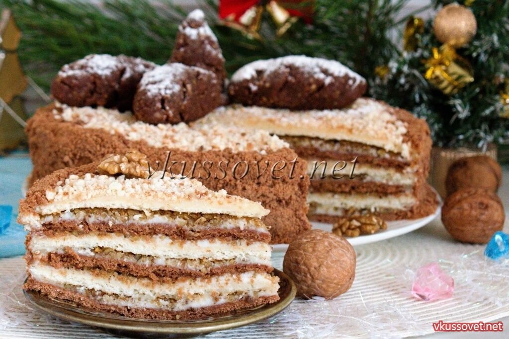 Торт мишка сметанник
