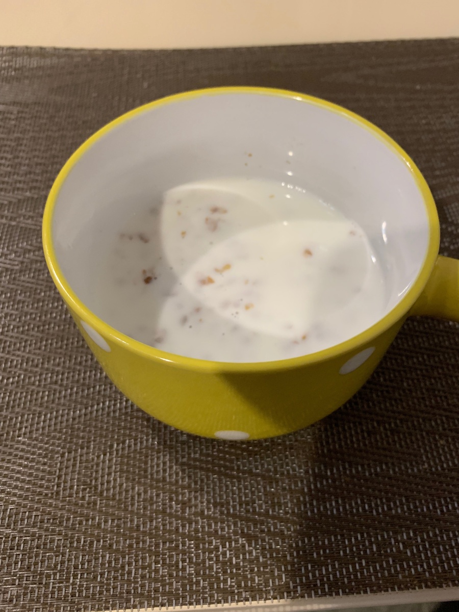 Рис : Гречка с молоком. Источник: Личное фото автора.