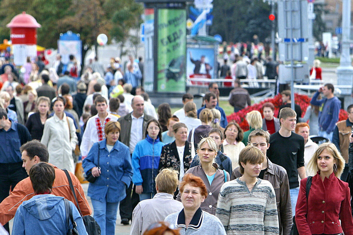 Люди в Москве без комментариев