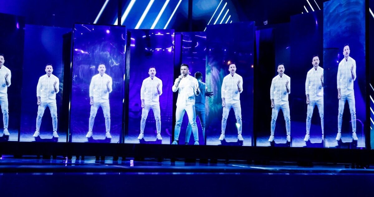 Выступление Сергея Лазарева на конкурсе *фото из архива*