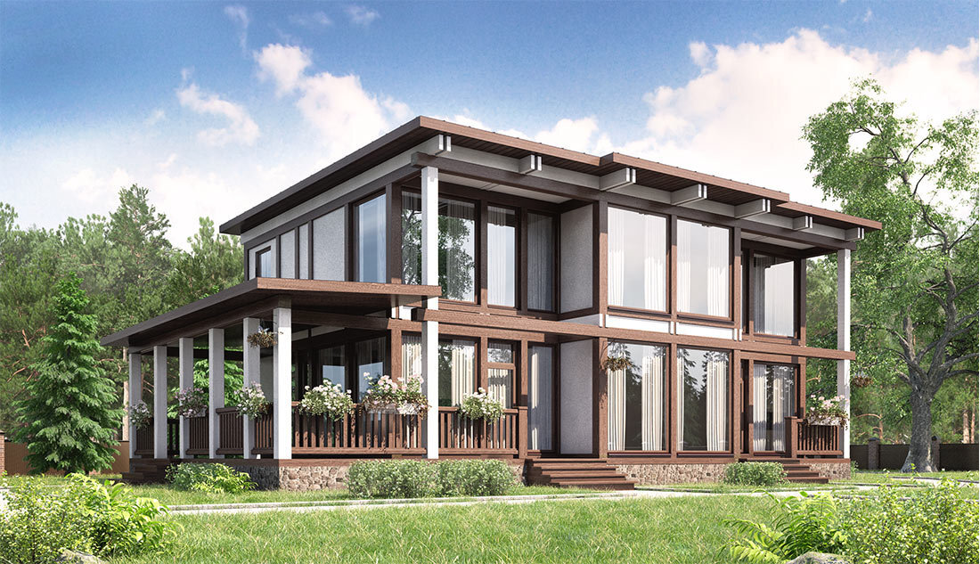 Проект фахверковый дом "Московский блюз"