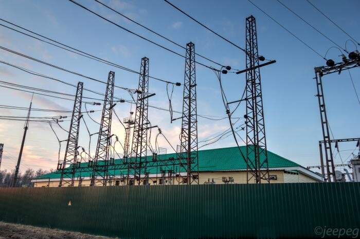 распределительный щит грщ-1. пост секционирования контактной сети. 4кв. пост секционирования пс-3-2. подстанция трансформаторная 110 кв.