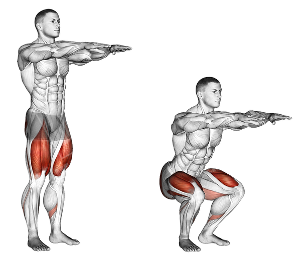 Упражнение: Полуприсед