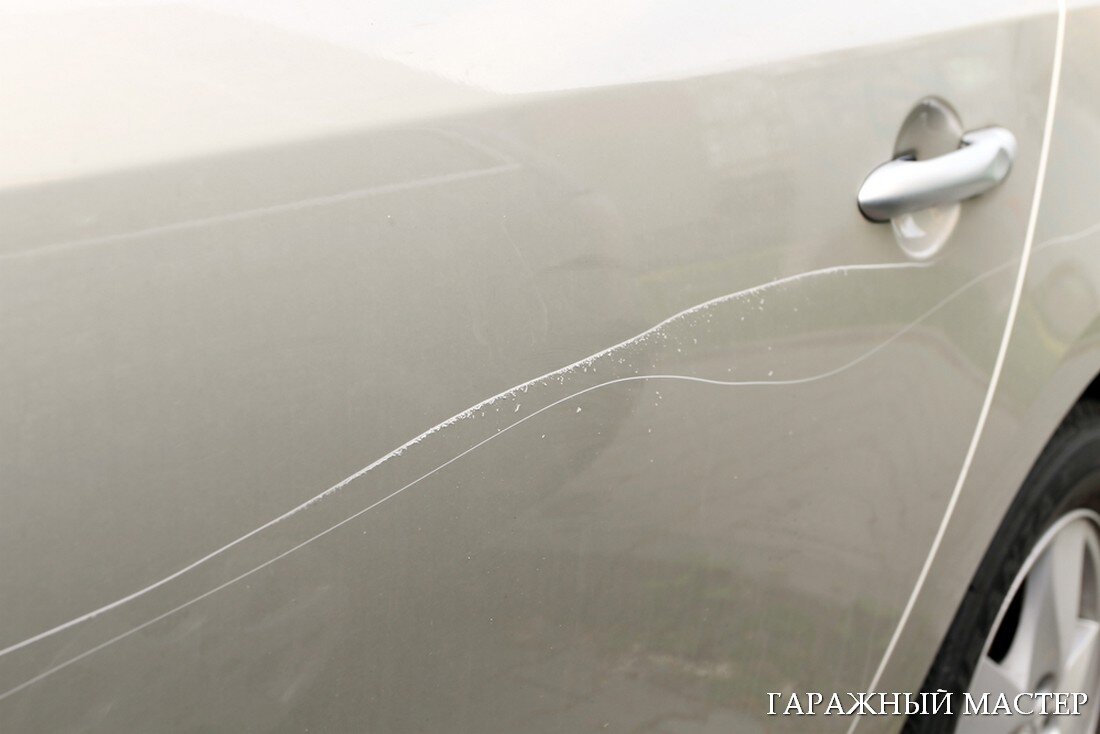 Царапины на кузове авто