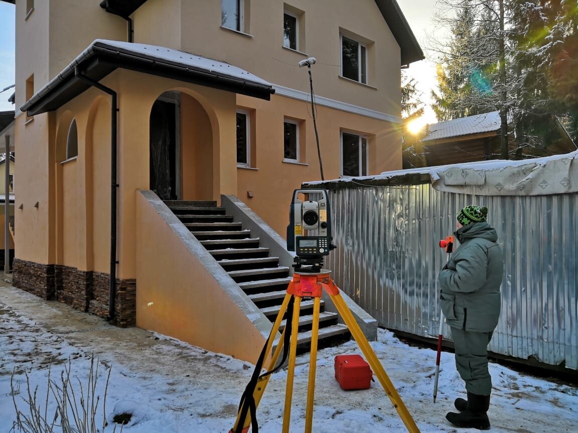 Геодезические изыскания на участке