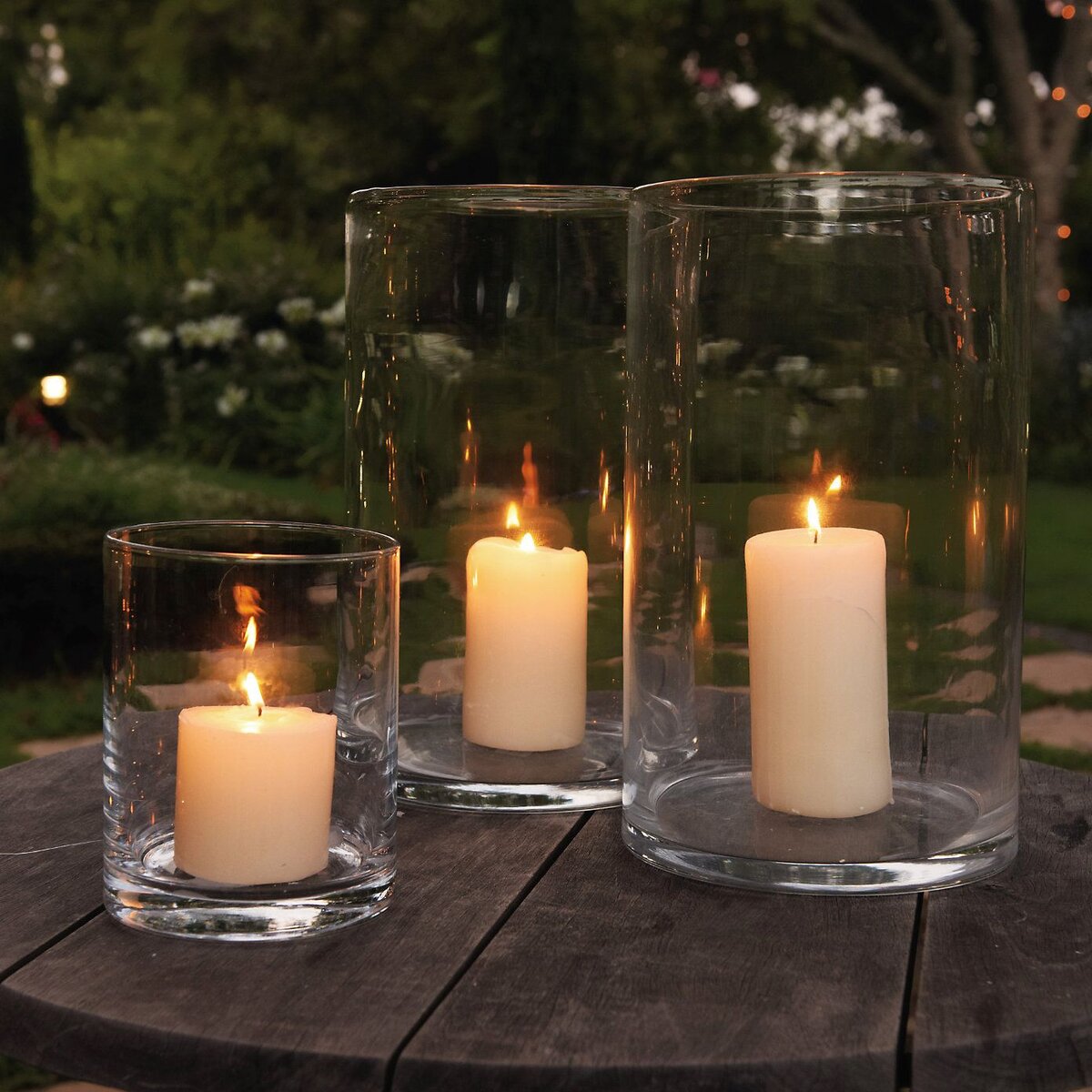 Стеклянные стаканы для свечей