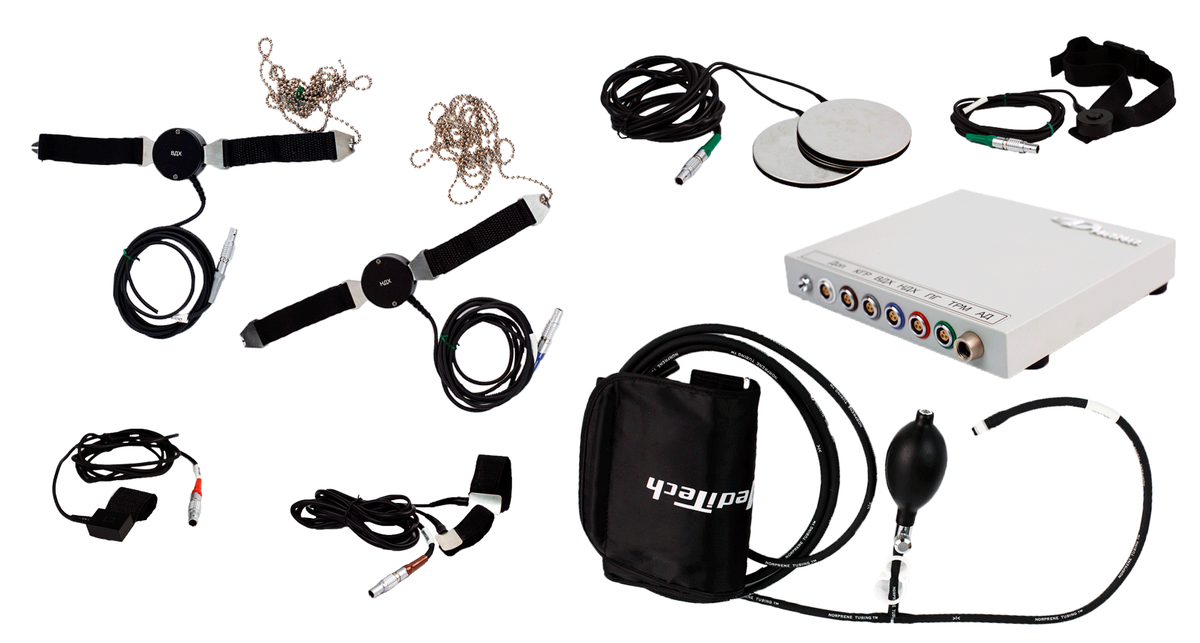 Полиграф "Диана-01" с основными датчиками