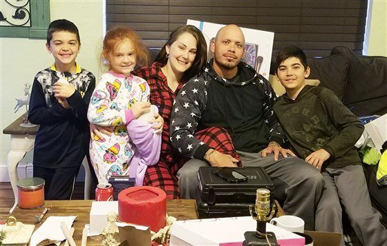 Сьерра Бриттани Форни с семьей 