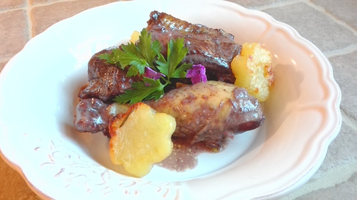 photo: bllogfiallo zafferabo, здесь она приготовлена в вине