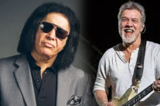 Джин Симмонс и Эдди Ван Хален