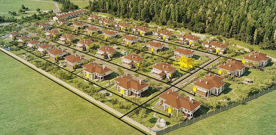 Газификация поселков.