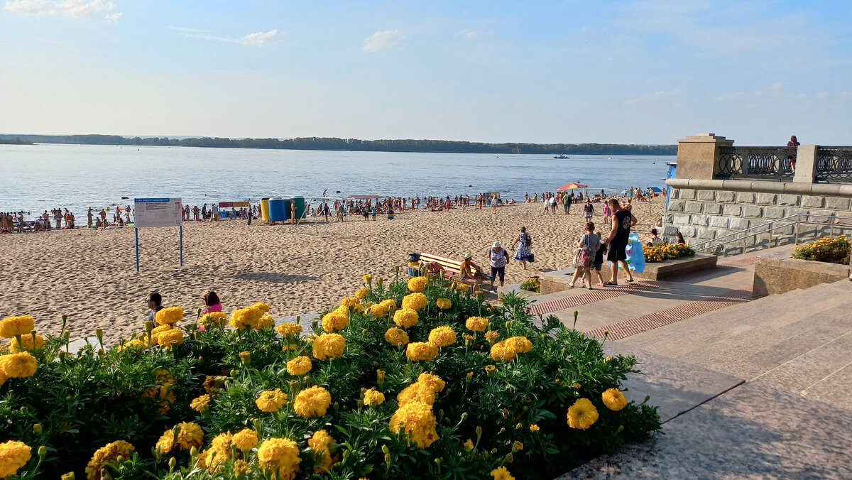 Прогулка по летней набережной Самары. Царство мороженого, море цветов и  вежливые дети. | Городские прогулки. ЧЕЛЯБИНСК ПЛЮС. | Дзен