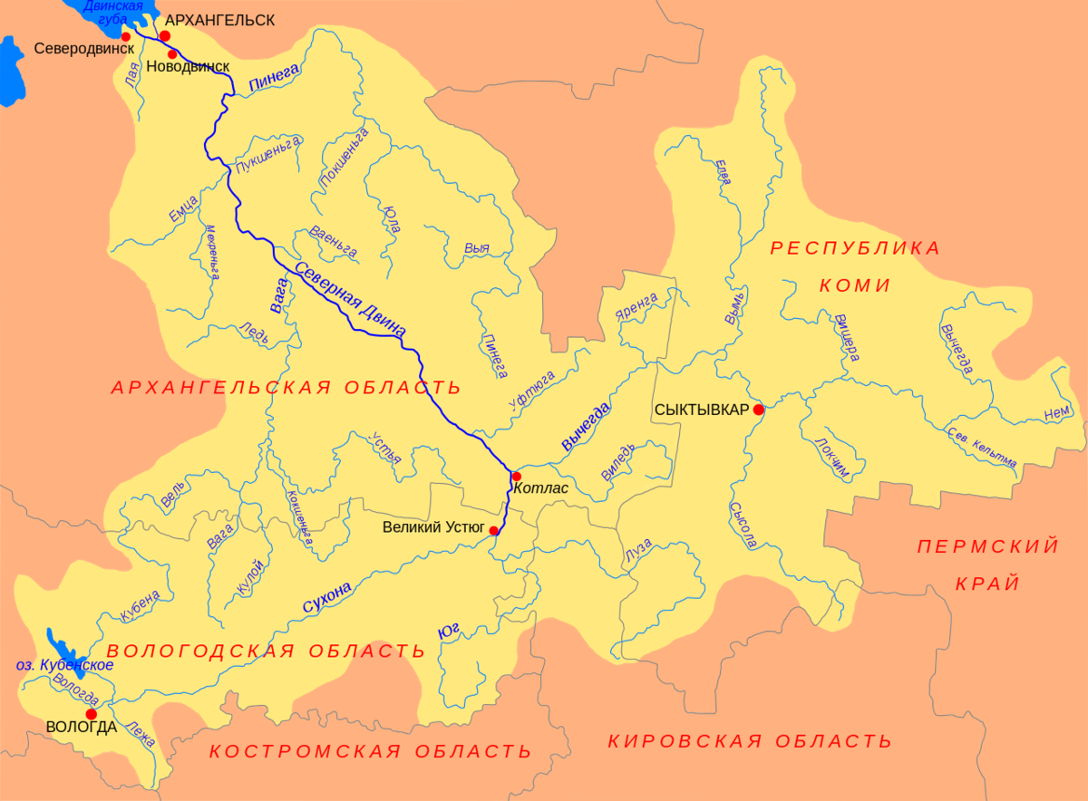 Река двина на карте. Бассейн реки Сухона. Бассейн реки Вычегда. Река Вычегда на карте. Исток реки Северная Двина.