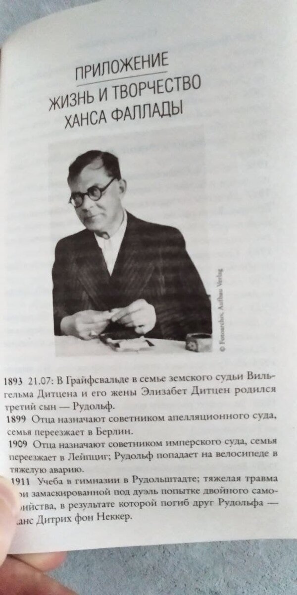 Небольшая биография писателя