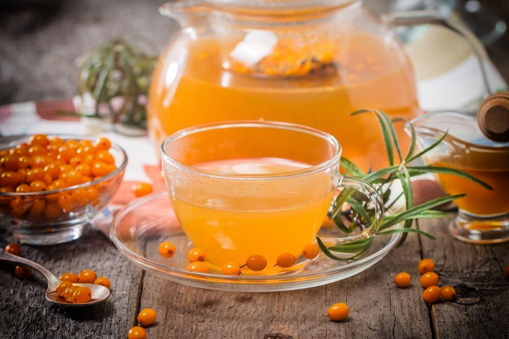 Чай из облепихи, как в кафе