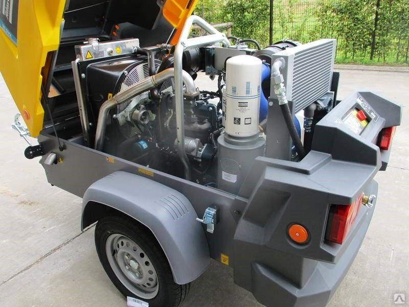 дизельный компрессор atlas copco xas 88