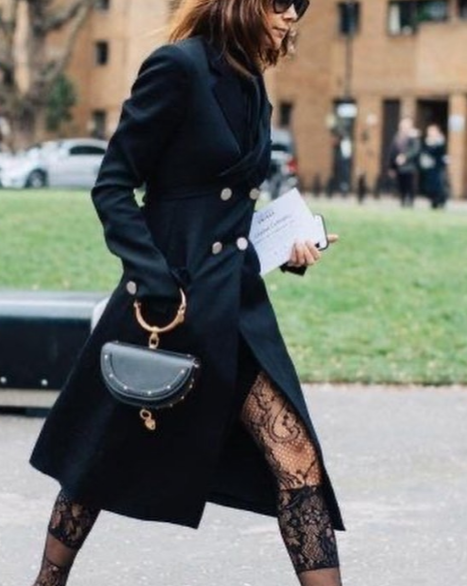 Колготки  в модном образе