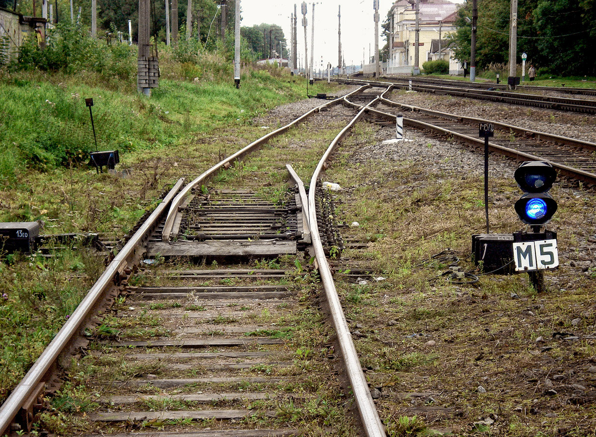 Фото взреза стрелки