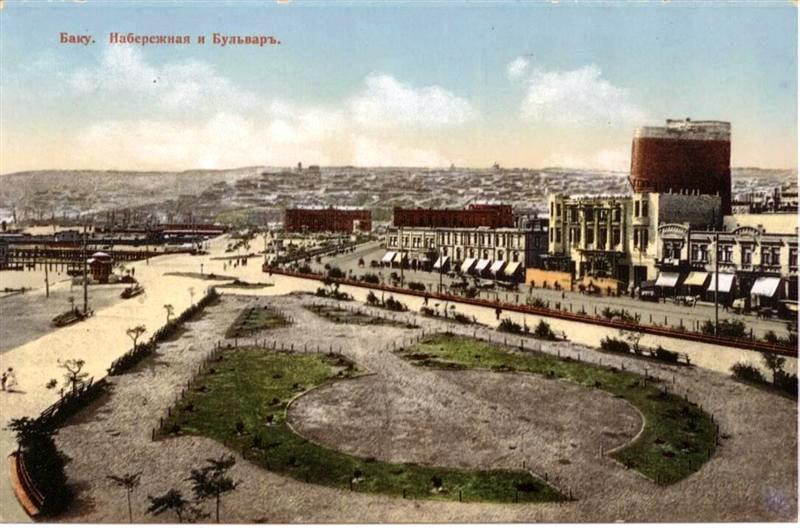 На старых фото видна контора знаменитых Ротшильдов в Баку.-27
