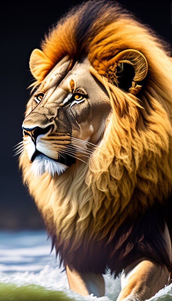 Жил-был лев в дикой Африке. Он был самым красивым и сильным животным в своей стае. Его мощные лапы и острые зубы пугали всех, кто решал подойти к нему слишком близко. Лев был царем джунглей, и никто не мог поспорить с его властью.Однажды лев решил пойти на охоту за едой. Он бродил по лесу, искав добычу, когда вдруг заметил маленького зайчика. Лев подкрался к зайцу, но тот был слишком быстр для него и убежал. Лев решил не сдаваться и продолжил свою охоту.Вскоре он заметил стадо антилоп. Лев подкрался к ним и выбрал самую большую и крепкую антилопу. Он прыгнул на нее, но в этот момент услышал крики помощи. Лев остановился и посмотрел в сторону криков. Он увидел, что маленький слоненок провалился в яму и не может выбраться.Лев подошел к яме и увидел, что слоненок очень испуган. Лев понимал, что если он оставит слоненка в яме, то тот умрет. Он решил помочь слоненку и начал копать землю лапами. Лев копал все глубже и глубже, пока не смог достать слоненка из ямы.Слоненок был очень благодарен льву за его помощь. Он знал, что лев мог бы его съесть, но он выбрал помочь ему вместо этого. С тех пор лев и слоненок стали друзьями и проводили много времени вместе.Лев понял, что доброта и сострадание к другим животным делают его еще сильнее и могущественнее. Он больше не охотился на слабых животных, а стал защищать их от опасности. Лев стал символом мудрости и доброты в джунглях, и все животные уважали его за это.