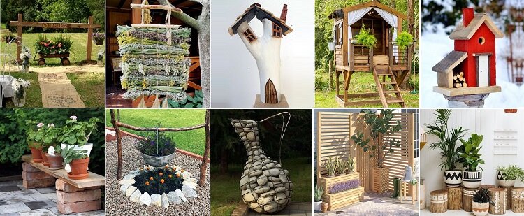 Садовая скульптура и фигуры для сада - попробуй сам!