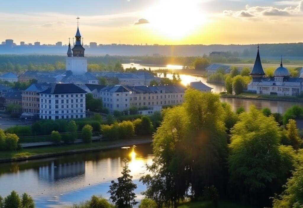 Звенигород. Нейросеть Kandinsky 2.2.