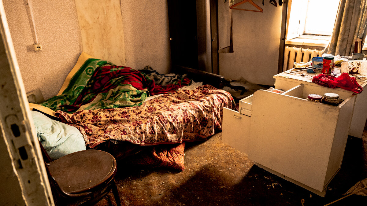 Заброшенная квартира в центре Риги